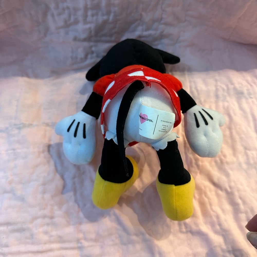 Kohl's Red and Yellow Stuffed Minnie - Picture 4 of 5
